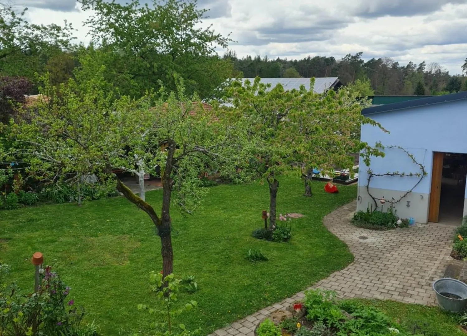 アパート Ferienwohnung Wiesenhof Neuhof an der Zenn ドイツ